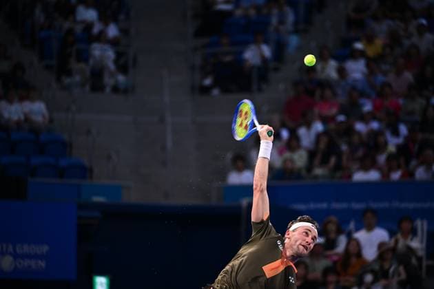 Casper Ruud (NOR), SEPTEMBER 25, 2025 - Tennis : Kinoshita Group Japan Open Tennis Championships 2025 Men s Singles round of 32 at Ariake Coliseum, Tokyo, Japan. Noxthirdxpartyxsales  aflo_304737204