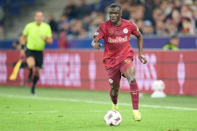Salzburg, Austria September 25, 2025 Europa League 2025 2026 RB Salzburg vs FC Porto In the picture Soumaila Diabate RB Red Bull Arena Copyright: xFotostandx xWassmuth,xFOTOGRAFxJUERGENxxWASSMUTHx