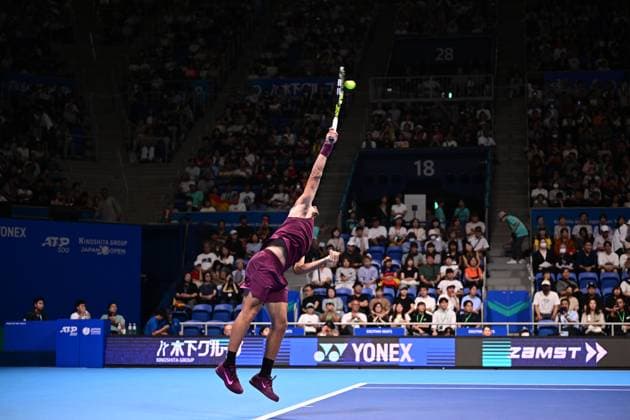 Carlos Alcaraz (ESP), SEPTEMBER 25, 2025 - Tennis : Kinoshita Group Japan Open Tennis Championships 2025 Men s Singles round of 32 at Ariake Coliseum, Tokyo, Japan. Noxthirdxpartyxsales  aflo_304733356