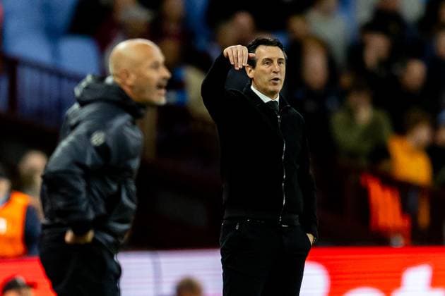 Aston Villa v Bologna Europa League 25 09 2025. Aston Villa manager Unai Emery during the Europa League match between Aston Villa and Bologna at Villa Park, Birmingham, England on 25 September 2025. Birmingham Villa Park West Midlands England Editorial use only , Copyright: xManjitxNarotrax PSI-22910-0101
