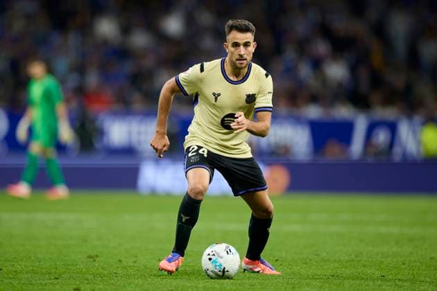 Real Oviedo v FC Barcelona, Barca - LaLiga EA Sports Eric Garcia of FC Barcelona in action during the LaLiga EA Sports match between Real Oviedo and FC Barcelona at Carlos Tartiere on September 25, 2025, in Oviedo, Spain. Oviedo Carlos Tartiere Asturias Spain RL_ROVvFCB_000175 Copyright: xRicardoxLarreinax