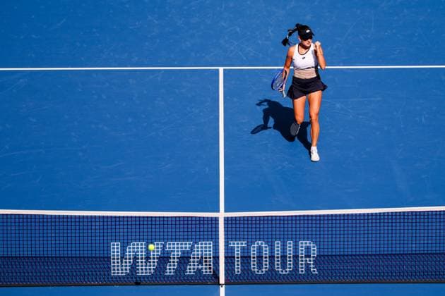 BEIJING, CHINA - SEPTEMBER 26: Kamilla Rakhimova of Russia reacts in the Women s Singles Round of 64 match against Coco Gauff of the United States on day 5 of the 2025 China Open at National Tennis Center on September 26, 2025 in Beijing, China.  Copyright: xVCGx 111593310153