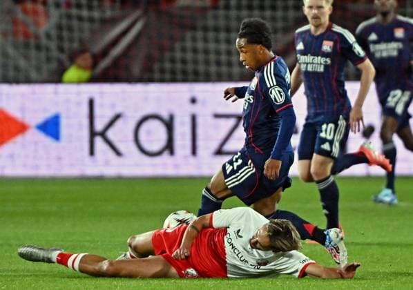 Match Europa League Utrecht - OL PHOTOPQR LE PROGRES Stéphane GUIOCHON - 25 09 2025 - Match Europa League Utrecht - OL -Au Pays Pays à Utrecht match de l Europa League saison 2025-2026 Utrecht - OL ici Malick Fofana France  Copyright: xPHOTOPQR LExPROGRES MAXPPPxStéphanexGUIOCHONx 20250925LPL8272 20250925LPL8272