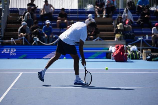 TENNIS - Internazionali di Tennis - Kinoshita Group Japan Open Tennis Championships 2025 India s Rohan Bopanna and partner japan s Takeru Yuzuki???????? during the practise session ahead of their 2nd round match in Men s Doubles in Japan open tennis tournament ATP500 2025 at Ariake Tennis stadium in Tokyo, Japan on September 26, 2025 Tokyo Japan  Copyright: xIPAxSport ABACAx