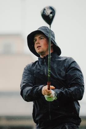 GOLF - DP World Tour Qualifying School EBREICHSDORF,AUSTRIA,26.SEP.25 - GOLF - DP World Tour Qualifying School, GC Schloss Ebreichsdorf. Image shows Jakob Lehner (AUT).  GEPAxpictures xAlexanderxSolc