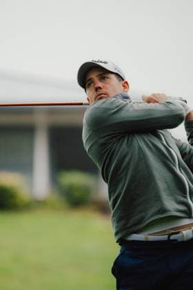 GOLF - DP World Tour Qualifying School EBREICHSDORF,AUSTRIA,26.SEP.25 - GOLF - DP World Tour Qualifying School, GC Schloss Ebreichsdorf. Image shows Timon Baltl (AUT).  GEPAxpictures xAlexanderxSolc
