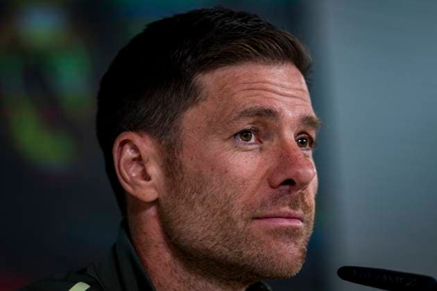 Real Madrid press conference, PK, Pressekonferenz Xabi Alonso, head coach of Real Madrid, speaks during the press conference ahead of their LaLiga EA Sports match against Atletico de Madrid at Ciudad Real Madrid on September 26, 2025 in Madrid, Spain. Valdebebas Ciudad Real Madrid Madrid Spain Copyright: xAlbertoxGardinx AGardin_20250926_Foot_ReaMad_tra_0305