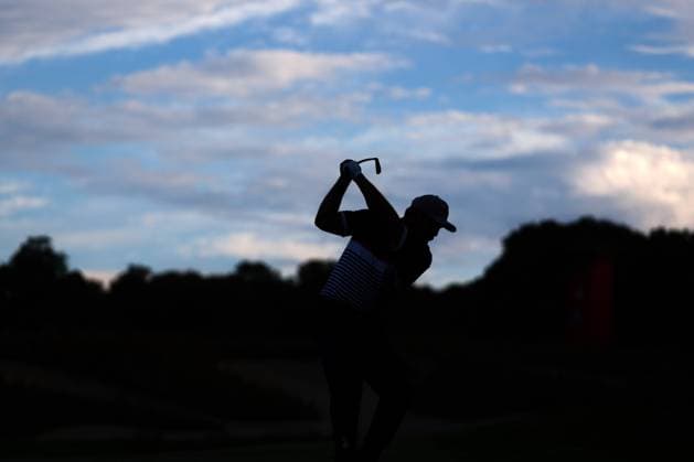 Bryson DeChambeau of Team USA 2025 Ryder Cup, Day One, Morning Foursomes, Golf, Bethpage Black Golf Course, New York, USA - 26 Sep 2025New York Bethpage Black Golf Course New York (NY) United States of America EDITORIAL USE ONLY No use with unauthorised audio, video, data, fixture lists, club league logos or live services. Online in-match use limited to 120 images, no video emulation. No use in betting, games or single club league player publications. Copyright: xJamesxMarsh Shutterstockx 15500199ax