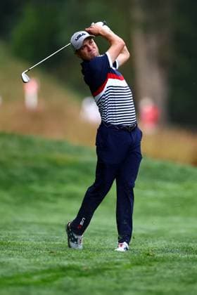 Justin Thomas of Team USA 2025 Ryder Cup, Day One, Morning Foursomes, Golf, Bethpage Black Golf Course, New York, USA - 26 Sep 2025New York Bethpage Black Golf Course New York (NY) United States of America EDITORIAL USE ONLY No use with unauthorised audio, video, data, fixture lists, club league logos or live services. Online in-match use limited to 120 images, no video emulation. No use in betting, games or single club league player publications. Copyright: xJamesxMarsh Shutterstockx 15500199bj