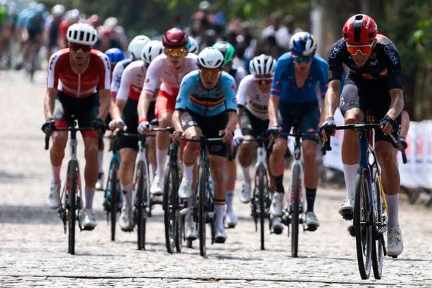 2025 UCI Road World Championships Kigali Rwanda 2025 UCI Road World Championships Kigali Rwanda - Men U23 Road Race - Kigali - Kigali 164,6 km - 26 09 2025 - Alvarez Hector (Spain) - photo Luca Bettini SprintCyclingAgency 2025 Kigali Rwanda  Copyright: xLucaxBettinix xSprintcyclingagencyx