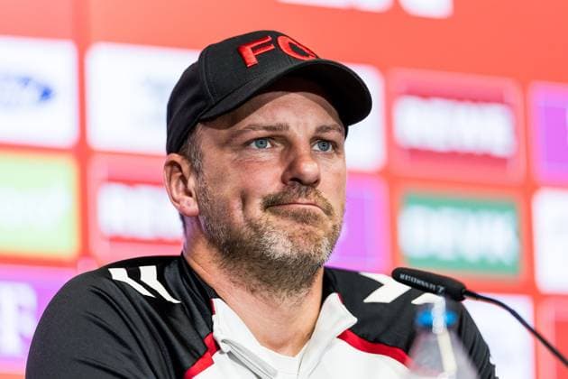 1 FC Köln Press Conference 26 09 2025 Lukas Kwasniok Coach 1 FC Köln Press Conference 1 FC Köln RheinEnergiestadion, 26 09 2025 Copyright: xBEAUTIFULxSPORTS Wunderlx