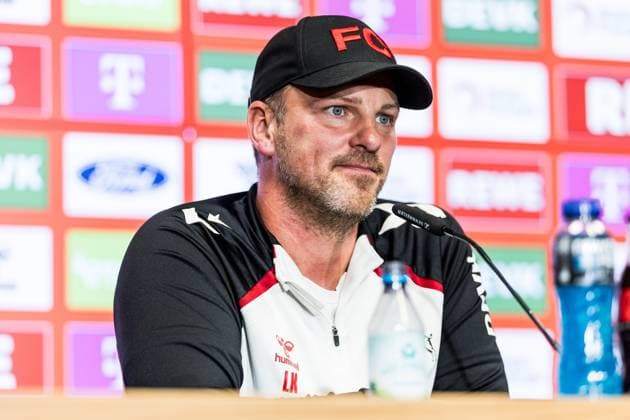1 FC Köln Press Conference 26 09 2025 Lukas Kwasniok Coach 1 FC Köln Press Conference 1 FC Köln RheinEnergiestadion, 26 09 2025 Copyright: xBEAUTIFULxSPORTS Wunderlx