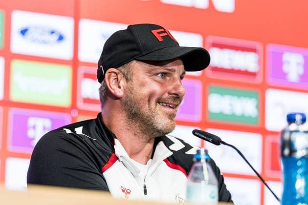 1 FC Köln Press Conference 26 09 2025 Lukas Kwasniok Coach 1 FC Köln Press Conference 1 FC Köln RheinEnergiestadion, 26 09 2025 Copyright: xBEAUTIFULxSPORTS Wunderlx