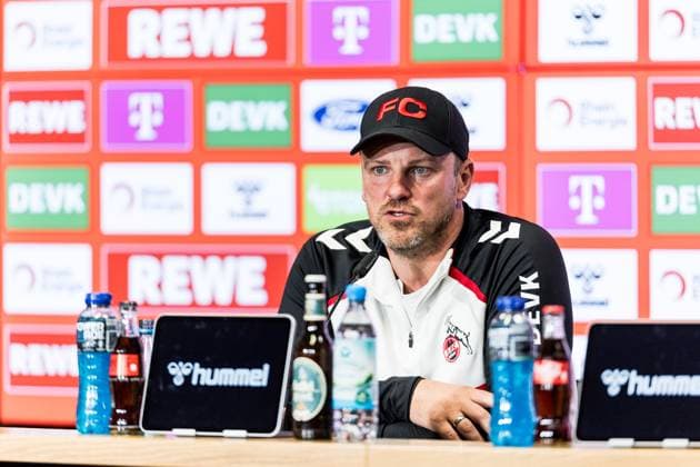 1 FC Köln Press Conference 26 09 2025 Lukas Kwasniok Coach 1 FC Köln Press Conference 1 FC Köln RheinEnergiestadion, 26 09 2025 Copyright: xBEAUTIFULxSPORTS Wunderlx
