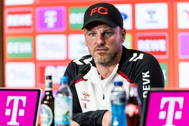 1 FC Köln Press Conference 26 09 2025 Lukas Kwasniok Coach 1 FC Köln Press Conference 1 FC Köln RheinEnergiestadion, 26 09 2025 Copyright: xBEAUTIFULxSPORTS Wunderlx