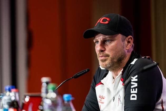 1 FC Köln Press Conference 26 09 2025 Lukas Kwasniok Coach 1 FC Köln Press Conference 1 FC Köln RheinEnergiestadion, 26 09 2025 Copyright: xBEAUTIFULxSPORTS Wunderlx