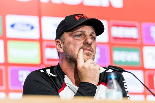 1 FC Köln Press Conference 26 09 2025 Lukas Kwasniok Coach 1 FC Köln Press Conference 1 FC Köln RheinEnergiestadion, 26 09 2025 Copyright: xBEAUTIFULxSPORTS Wunderlx