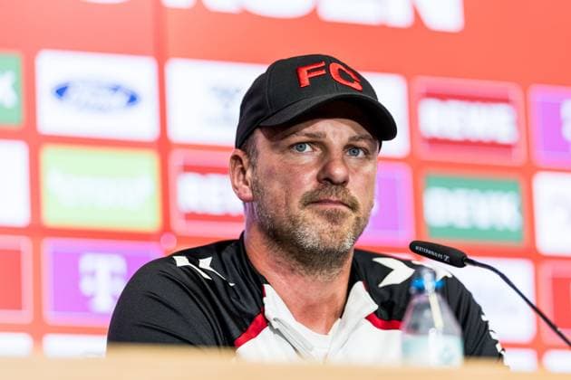 1 FC Köln Press Conference 26 09 2025 Lukas Kwasniok Coach 1 FC Köln Press Conference 1 FC Köln RheinEnergiestadion, 26 09 2025 Copyright: xBEAUTIFULxSPORTS Wunderlx