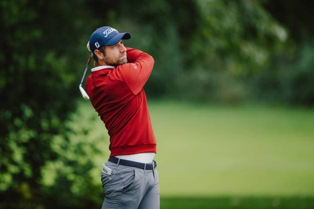 GOLF - DP World Tour Qualifying School EBREICHSDORF,AUSTRIA,26.SEP.25 - GOLF - DP World Tour Qualifying School, GC Schloss Ebreichsdorf. Image shows Filippo Bergamaschi (ITA).  GEPAxpictures xAlexanderxSolc