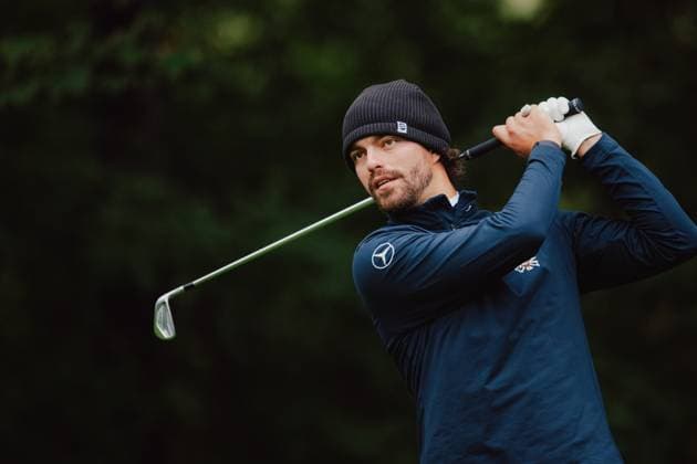 GOLF - DP World Tour Qualifying School EBREICHSDORF,AUSTRIA,26.SEP.25 - GOLF - DP World Tour Qualifying School, GC Schloss Ebreichsdorf. Image shows Christoph Bleier (AUT).  GEPAxpictures xAlexanderxSolc