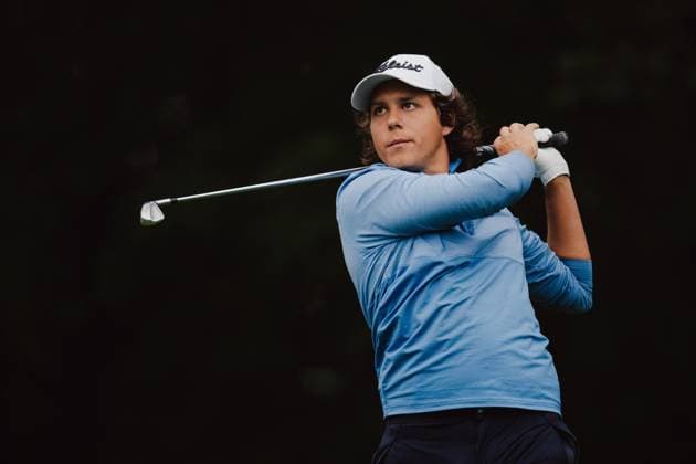 GOLF - DP World Tour Qualifying School EBREICHSDORF,AUSTRIA,26.SEP.25 - GOLF - DP World Tour Qualifying School, GC Schloss Ebreichsdorf. Image shows Alessandro Nodari (ITA).  GEPAxpictures xAlexanderxSolc