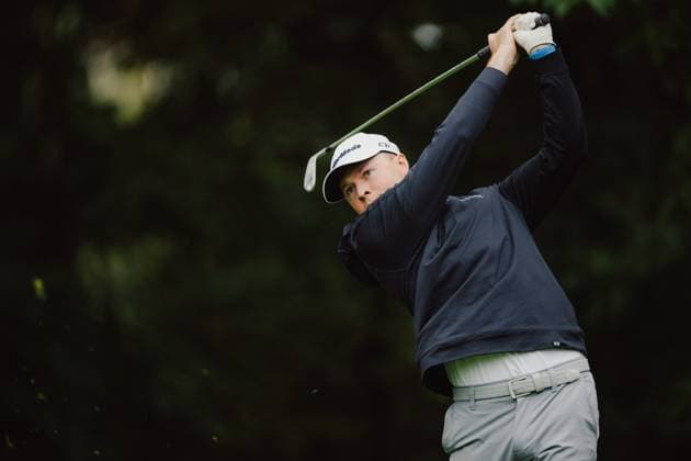 GOLF - DP World Tour Qualifying School EBREICHSDORF,AUSTRIA,26.SEP.25 - GOLF - DP World Tour Qualifying School, GC Schloss Ebreichsdorf. Image shows Mark Power (IRL).  GEPAxpictures xAlexanderxSolc