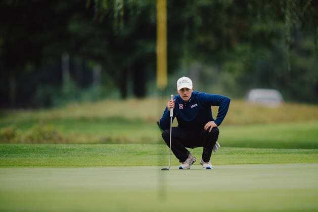 GOLF - DP World Tour Qualifying School EBREICHSDORF,AUSTRIA,26.SEP.25 - GOLF - DP World Tour Qualifying School, GC Schloss Ebreichsdorf. Image shows Florian Schweighofer (AUT).  GEPAxpictures xAlexanderxSolc