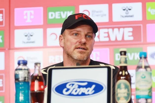 1 FC Köln 1 FC Köln, Press conference for the home match against VFB Stuttgart, Lukas Kwasniok 1 FC Köln 26 09 2025, Bild