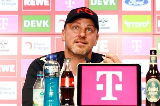 1 FC Köln 1 FC Köln, Press conference for the home match against VFB Stuttgart, Lukas Kwasniok 1 FC Köln 26 09 2025, Bild