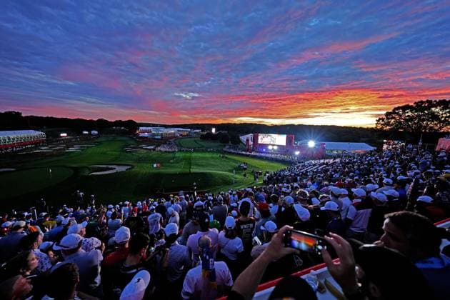 GOLF - Ryder Cup 2025 FARMINGDALE,NEW YORK,USA,26.SEP.25 - GOLF - Ryder Cup 2025, Bethpage Black Course, preview. Image shows an overview of the Bethpage Black Course.  GEPAxpictures xBrianxSpurlock