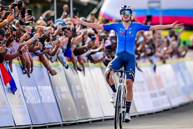 Cycling, World Championships in Kigali, Men, U23 Road Race, Lorenzo Finn is World Champion