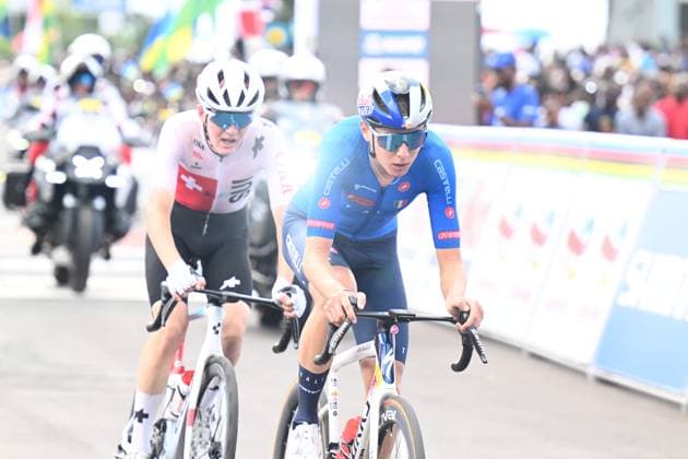 26-09-2025 World Championships U23; 2025, Red Bull - Bora Hansgrohe Development; 2025, Svizzera; Finn, Lorenzo Mark; Huber, Jan; Kigali; 