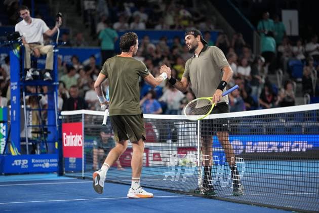 Norway s Casper Ruud beat Italy s Matteo Berrettini in Men s singles 2nd round match in Japan open tennis tournament ATP500 2025 at Ariake Tennis stadium in Tokyo, Japan on September 26, 2025  Copyright: xRanjithxKumar IPAxSportx xipa-agency.netx xx IPA_65779077 IPA_Agency_IPA65779077
