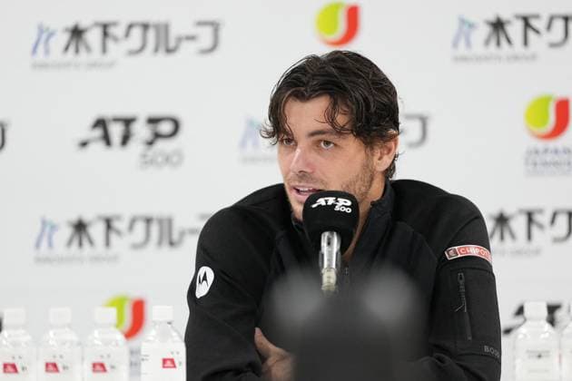 TENNIS - Internazionali di Tennis - Kinoshita Group Japan Open Tennis Championships 2025 USA s Taylor Fritz post match press conference, PK, Pressekonferenz after defeating Portugal s Nuno Borges in Men s singles 2nd round match in Japan open tennis tournament ATP500 2025 at Ariake Tennis stadium in Tokyo, Japan on September 26, 2025 Tokyo Japan  Copyright: xIPAxSport ABACAx