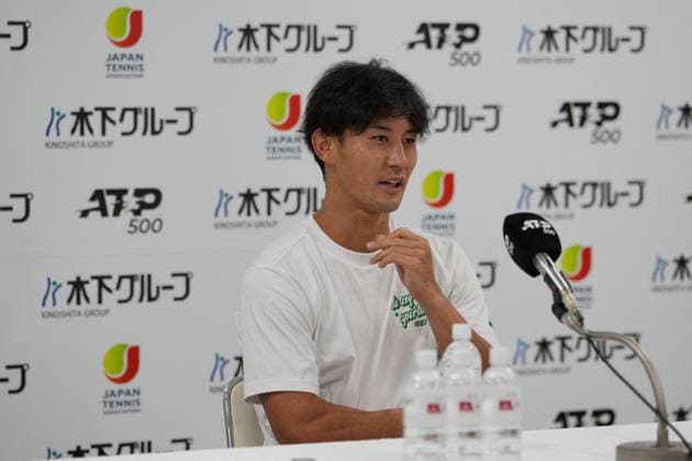 TENNIS - Internazionali di Tennis - Kinoshita Group Japan Open Tennis Championships 2025 Japan s Sho Shimabukuro post match press conference, PK, Pressekonferenz after Loosing against USA s Sebastian Korda in Men s singles 2nd round match in Japan open tennis tournament ATP500 2025 at Ariake Tennis stadium in Tokyo, Japan on September 26, 2025 Tokyo Japan  Copyright: xIPAxSport ABACAx