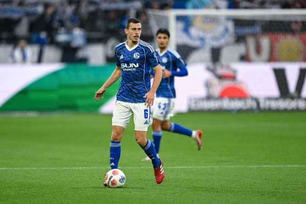 26 09 2025, Soccer, 2 Bundesliga, Season 2025 2026, Matchday 7, FC Schalke 04 SpVgg Greuther Fürth, Ron Schallenberg FC Schalke 04 xRHR PHOTO YYx Copyright: KROEGER RHR-FOTOx RHR-FOTO YY