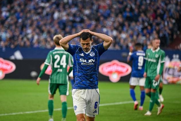 26 09 2025, Soccer, 2 Bundesliga, Season 2025 2026, Matchday 7, FC Schalke 04 SpVgg Greuther Fürth, Ron Schallenberg FC Schalke 04 xRHR PHOTO YYx Copyright: KROEGER RHR-FOTOx RHR-FOTO YY