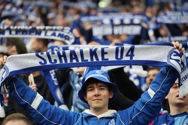 Fans of FC Schalke 04 at the match of the 2 Bundesliga season 2025 26 FC Schalke 04 Greuther Fürth Copyright Thomas Pakusch Copyright: Thomas Pakusch