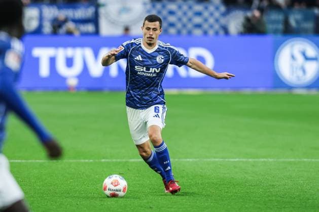 Sports, Football, 2 Bundesliga Season 2025 2026 7 Matchday FC Schalke 04 SpVgg Greuther Fürth 26 09 2025, VELTINS Arena Ron Schallenberg Schalke 04, 6 Gelsenkirchen VELTINS Arena Nordrhein Westfalen Germany