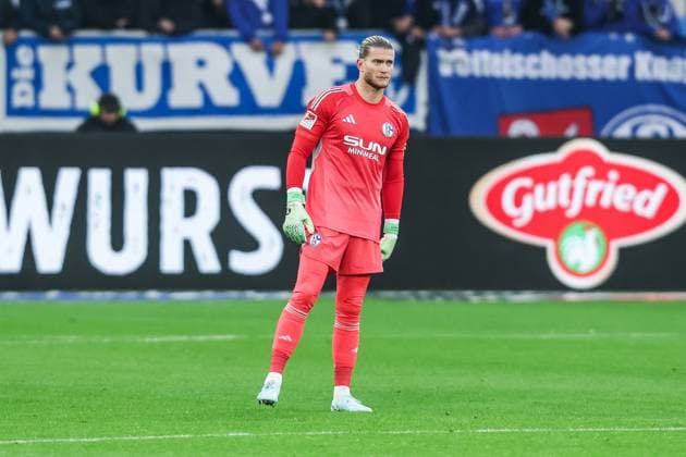 Sports, Football, 2 Bundesliga Season 2025 2026 7 Matchday FC Schalke 04 SpVgg Greuther Fürth 26 09 2025, VELTINS Arena Loris Karius FC Schalke 04, 1 Gelsenkirchen VELTINS Arena Nordrhein Westfalen Germany