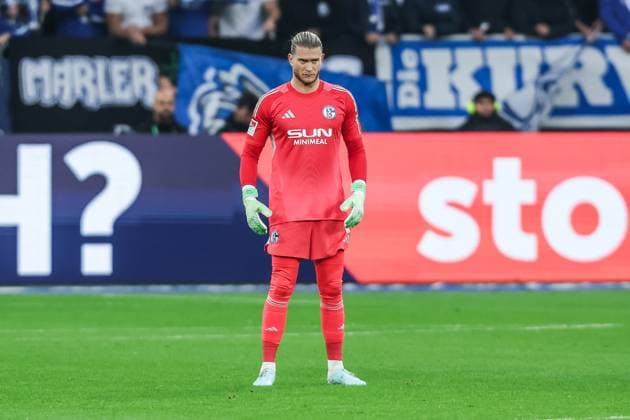 Sports, Football, 2 Bundesliga Season 2025 2026 7 Matchday FC Schalke 04 SpVgg Greuther Fürth 26 09 2025, VELTINS Arena Loris Karius FC Schalke 04, 1 Gelsenkirchen VELTINS Arena Nordrhein Westfalen Germany