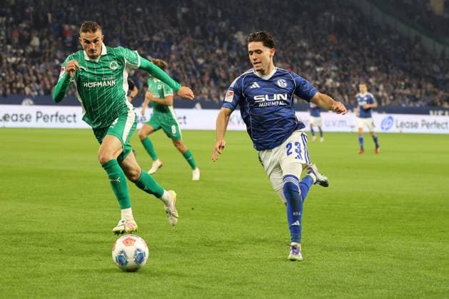 Soufiane El Faouzi FC Schalke 04 at the match of the 2 Bundesliga season 2025 26 FC Schalke 04 Greuther Fürth Copyright Thomas Pakusch Copyright: Thomas Pakusch