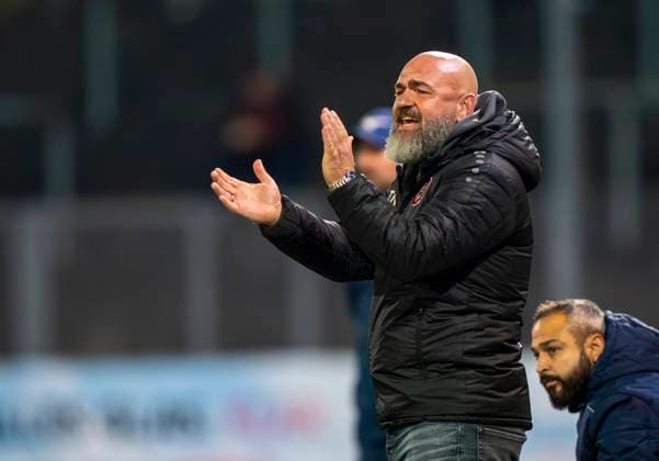 Thorsten Nehrbauer Sportfreunde Siegen, Coach Sportfreunde Siegen VfL Bochum U21 26 09 2025 Soccer, Regionalliga West, 10 Matchday, GER, Siegen, Leimbachstadion Siegen Copyright: HMBxMedia xMarcoxBader