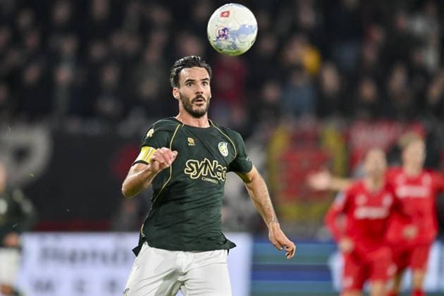 ENSCHEDE , 26-09-2025 , Stadium Grolsch Veste , season 2025 2026 , Dutch Eredivisie football , match between FC Twente and Fortuna Sittard, picture shows Fortuna Sittard player Ivan Marquez Twente - Fortuna  x31206085x Copyright: