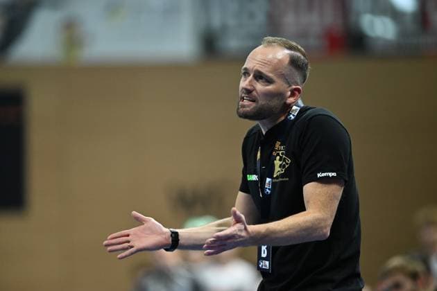Andre Haber Head Coach HC Elbflorenz HC Elbflorenz 2006 vs VfL Luebeck Schwartau, 2 Handball Bundesliga Men, Season 2025 2026, 26 09 2025 HC Elbflorenz 2006 vs VfL Luebeck Schwartau, 2 Handball Bundesliga Men, Season 2025 2026, 26 09 2025 Dresden Copyright: xEibner-Pressefoto xHoepnerx EP_PHR