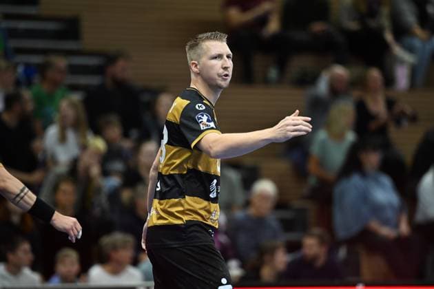 Ivar Stavast HC Elbflorenz 2006, 23 HC Elbflorenz 2006 vs VfL Luebeck Schwartau, 2 Handball Bundesliga Men, Season 2025 2026, 26 09 2025 HC Elbflorenz 2006 vs VfL Luebeck Schwartau, 2 Handball Bundesliga Men, Season 2025 2026, 26 09 2025 Dresden Copyright: xEibner-Pressefoto xHoepnerx EP_PHR