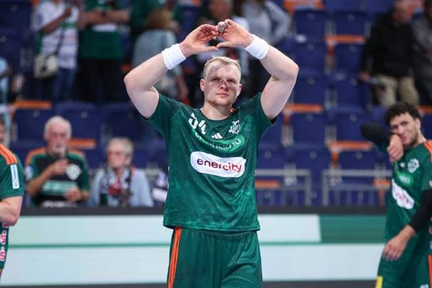 26 09 2025, xgox, Handball Daikin HBL, TSV Hannover Burgdorf HC Erlangen emspor, v l Justus Fischer Hannover, 54 disappointed, looks disappointed, disappointed Hannover