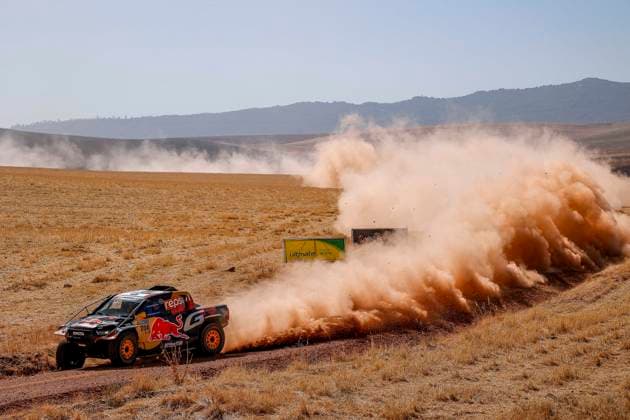 Sport Themen der Woche KW 39 W2RC - BP RALLY-RAID PORTUGAL 2025 204 QUINTERO Seth (usa), SHORT Andrew (usa), Toyota Gazoo Racing, Toyota Hilux Evo, FIA W2RC, action during the Stage 3 of the BP Rally-Raid Portugal 2025, 4th round of the 2025 WR2C on September 26, 2025 around Badajoz, Spain - BadajozSpain  Copyright: xPauloxMariax