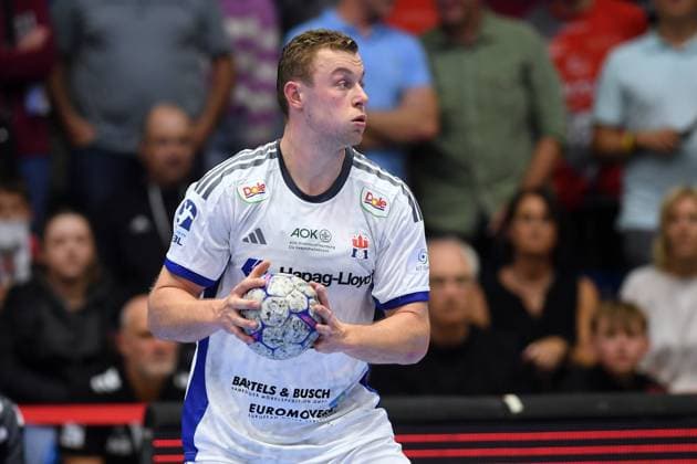 Moritz Sauter HSV Hamburg 33 , GER, MT Melsungen Handball Sport Verein Hamburg, Handball, 1 Bundesliga, 6 Matchday, Season 2025 2026, 26 09 2025, GER, MT Melsungen HSV Hamburg, Handball, 1 Bundesliga, 6 Matchday, Season 2025 2026, 26 09 2025 Kassel Copyright: xEibner-Pressefotox xRolandxSippelx EP_RSL