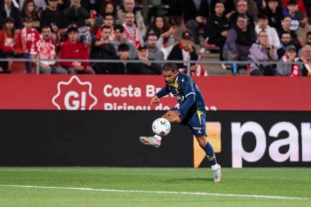September 26, 2025, Girona, Girona, SPAIN: Tyrhys Dolan of RCD Espanyol in action during the Spanish league, La Liga EA Sports, football match played between Girona FC and RCD Espanyol at Montilivi stadium on September 26, 2025 in Girona, Spain. Girona SPAIN - ZUMAa181 20250926_zaa_a181_128 Copyright: xJavierxBorregox